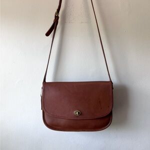 Vintage Coach City Bag British Tan Made in USA